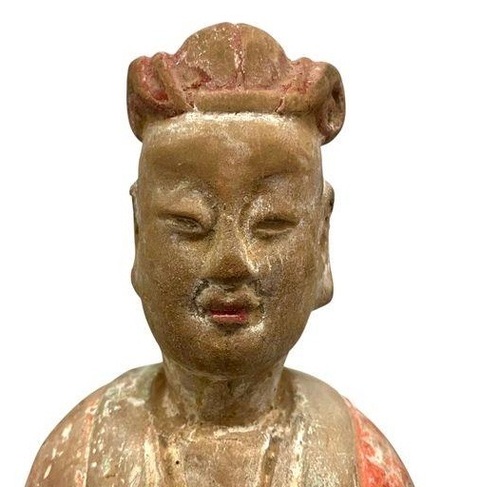 古玩陶瓷女唐代男南北朝真品鑒賞圖