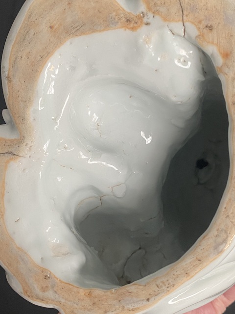 古玩陶瓷德化白瓷觀音菩薩造像真品鑒賞圖