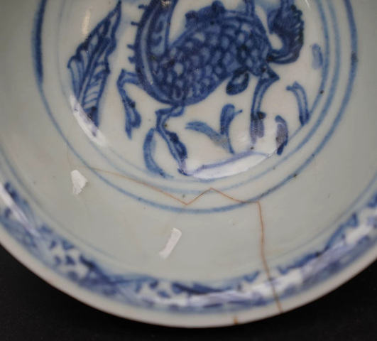 古玩陶瓷麒麟望月青花小碗拍賣,當前價格12500元