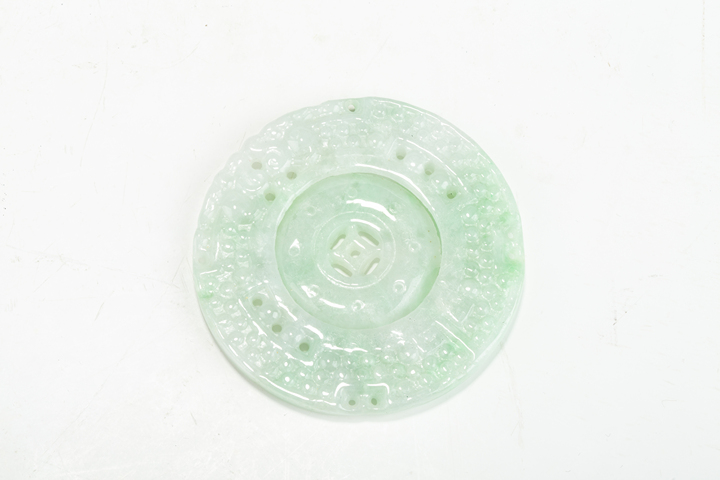 古玩玉器當代·翡翠轉心珮拍賣，當前價格1288元