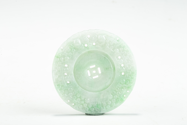 古玩玉器當代·翡翠轉心珮拍賣，當前價格1288元