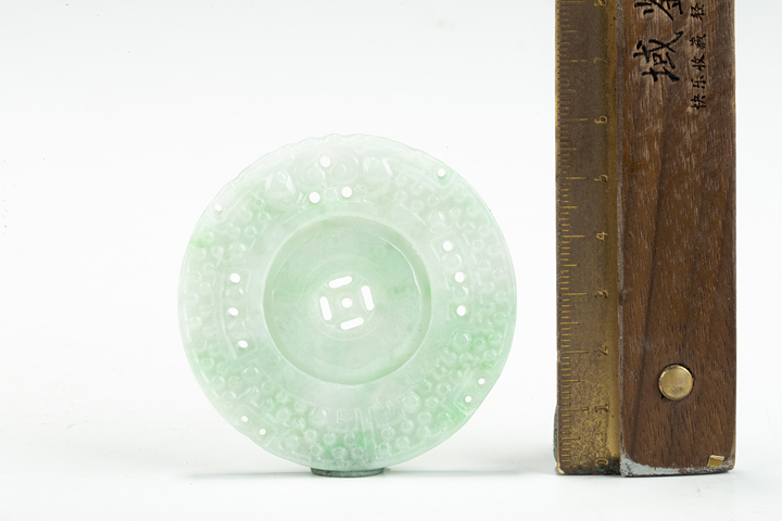 古玩玉器當代·翡翠轉心珮拍賣，當前價格1288元