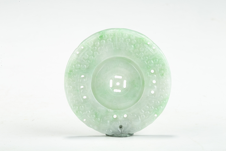 古玩玉器當代·翡翠轉心珮拍賣，當前價格1288元