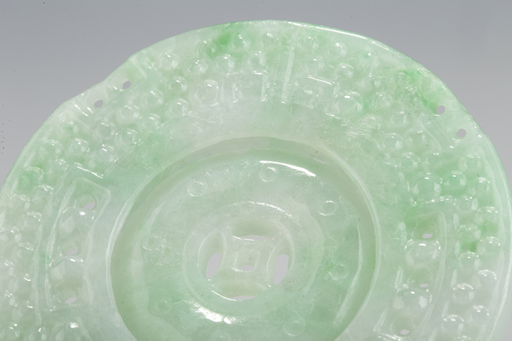 古玩玉器當代·翡翠轉心珮拍賣，當前價格1288元