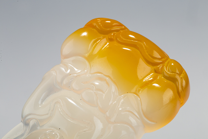 古玩玉器當代·玉髓觀音珮真品鑒賞圖