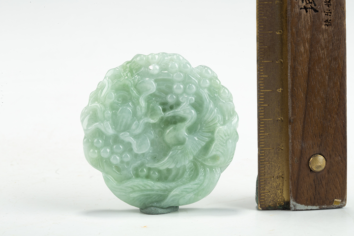 古玩玉器當代·翡翠花鳥牌飾真品鑒賞圖
