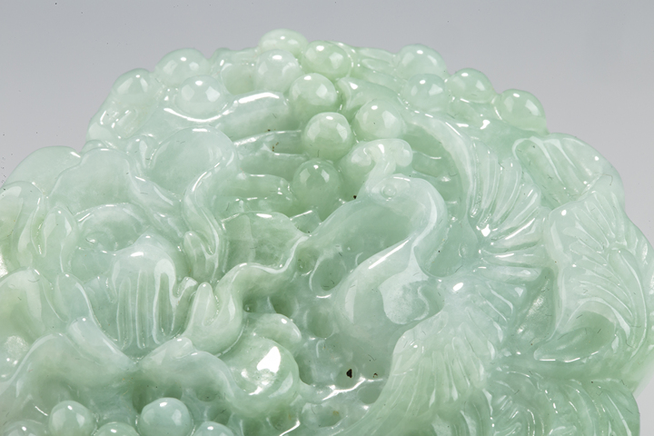 古玩玉器當代·翡翠花鳥牌飾真品鑒賞圖