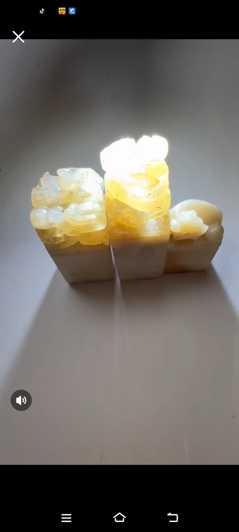 古玩雜項印石一組真品鑒賞圖