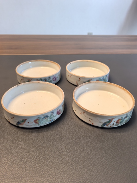 古玩陶瓷晚清淺降彩節盒真品鑒賞圖