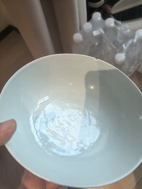 古玩陶瓷皮球花青花碗真品鑒賞圖