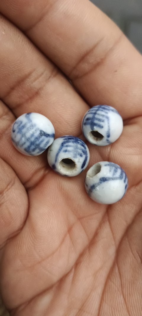 古玩陶瓷青花瓷珠子真品鑒賞圖