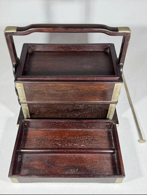 古玩雜項提盒真品鑒賞圖