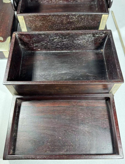 古玩雜項提盒真品鑒賞圖