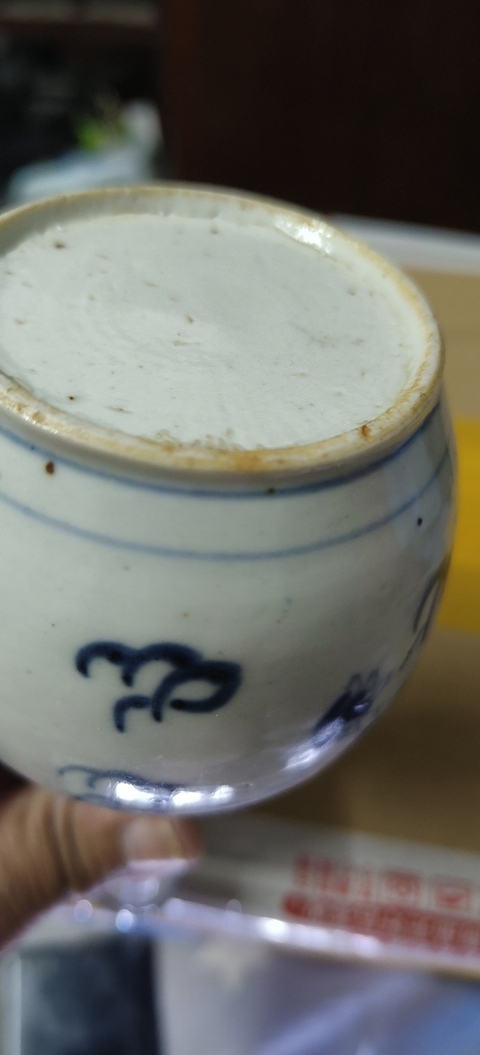古玩陶瓷龍紋青花長頸瓶真品鑒賞圖