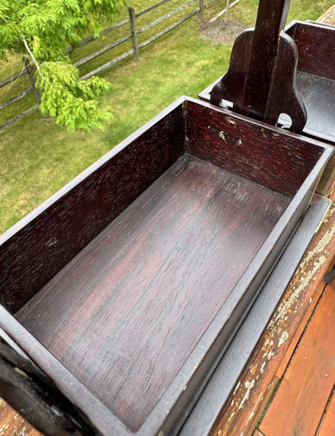 古玩雜項紫檀提盒真品鑒賞圖