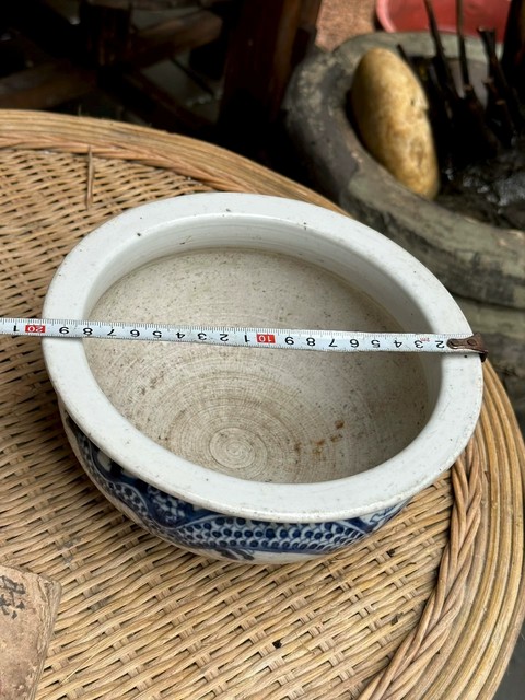 古玩陶瓷 龍紋青花香爐真品鑒賞圖