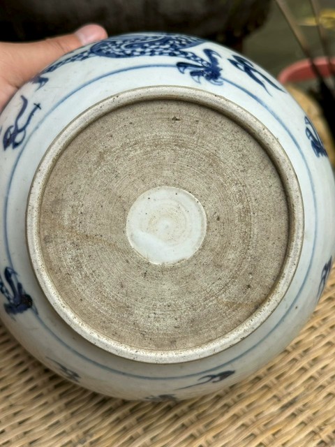 古玩陶瓷 龍紋青花香爐真品鑒賞圖