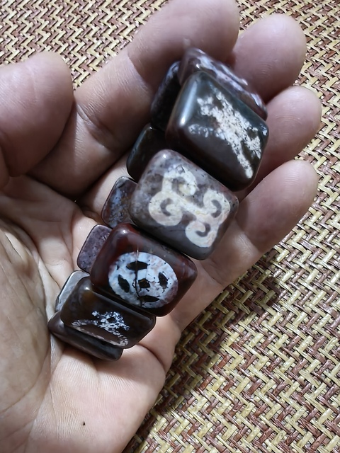 古玩玉器仿古手穿真品鑒賞圖