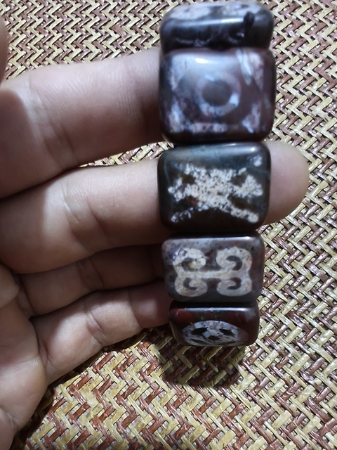 古玩玉器仿古手穿真品鑒賞圖