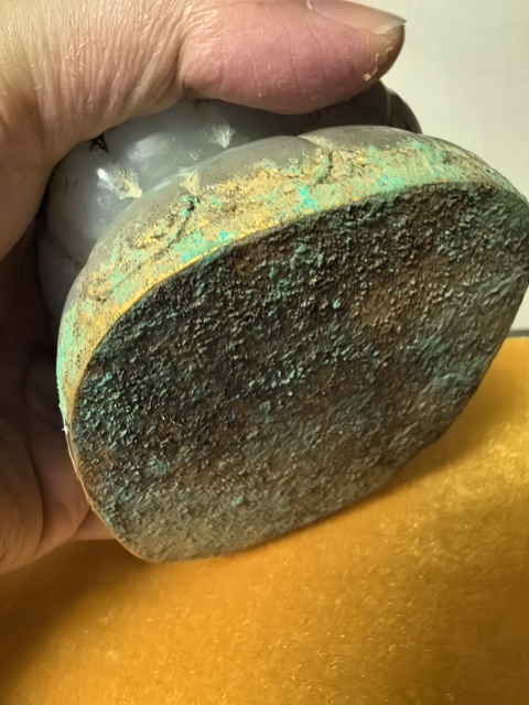 古玩玉器和田玉雕“觀音”擺件真品鑒賞圖