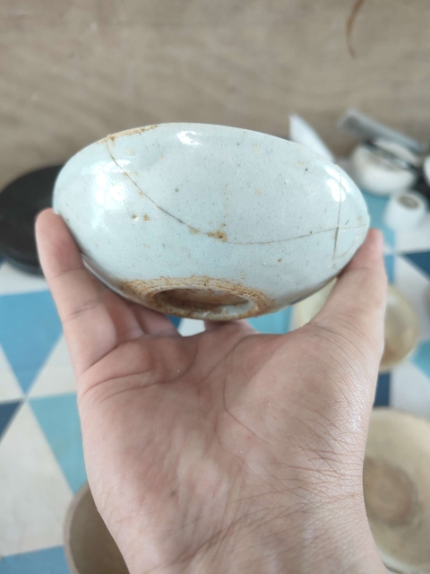 古玩陶瓷臥足洗真品鑒賞圖