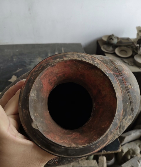 古玩陶瓷鴨蛋罐真品鑒賞圖