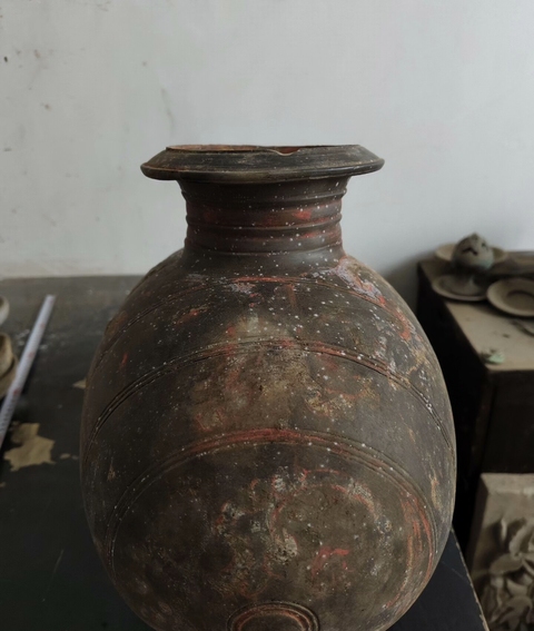 古玩陶瓷鴨蛋罐真品鑒賞圖