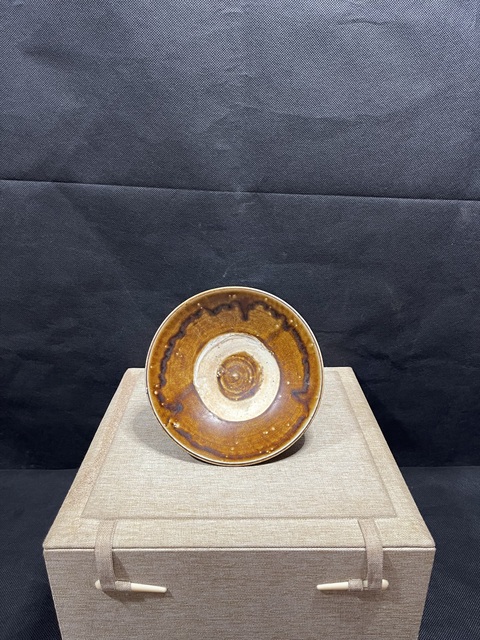 古玩陶瓷宋褐釉茶碗拍賣，當(dāng)前價格2200元