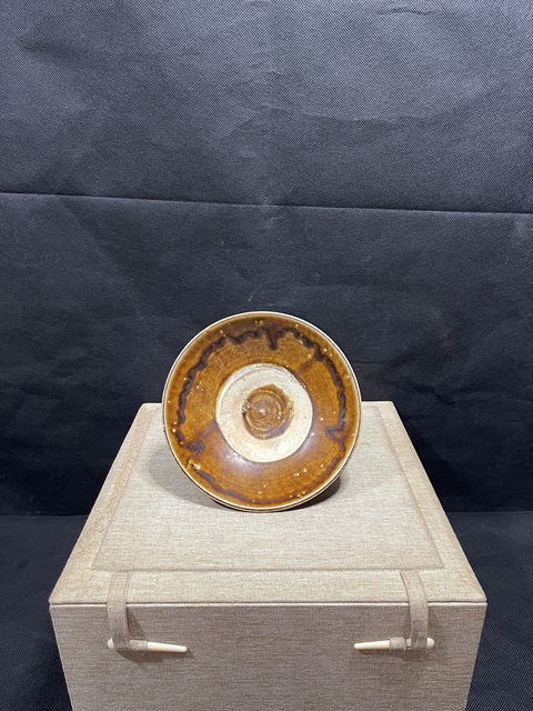 古玩陶瓷宋褐釉茶碗拍賣，當(dāng)前價格2200元