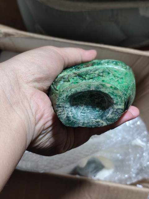 古玩玉器仿古賞瓶真品鑒賞圖