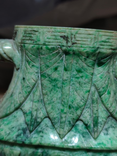 古玩玉器仿古賞瓶真品鑒賞圖