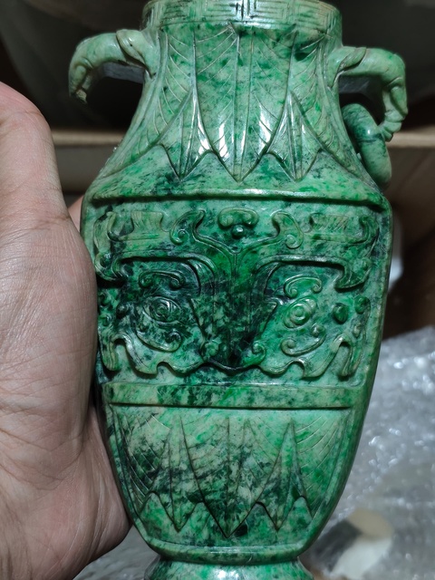 古玩玉器仿古賞瓶真品鑒賞圖