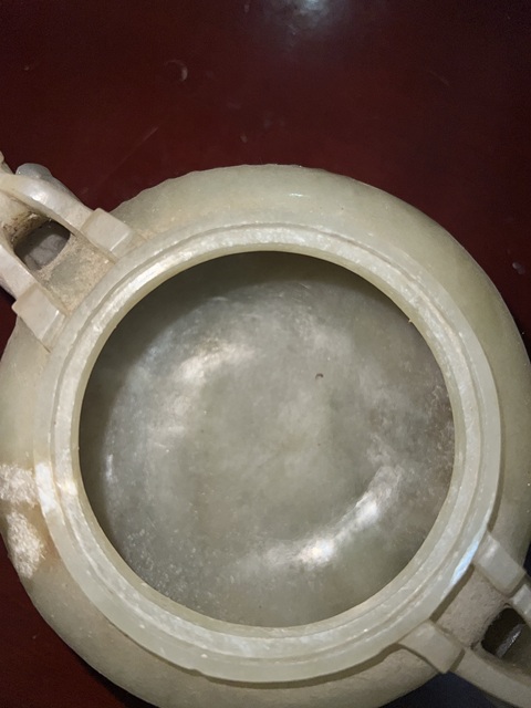 古玩玉器和田玉雕“三足爐”真品鑒賞圖