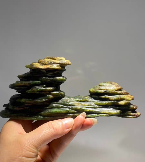 古玩雜項山子擺件真品鑒賞圖