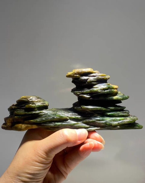 古玩雜項山子擺件真品鑒賞圖