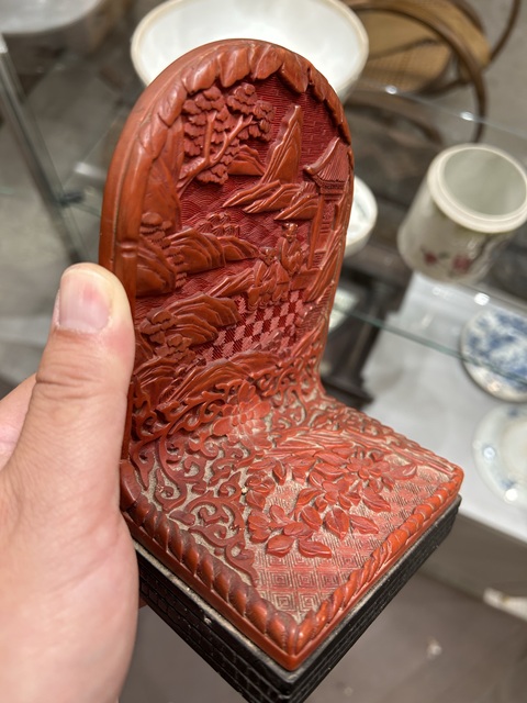 古玩雜項(xiàng)書擋真品鑒賞圖