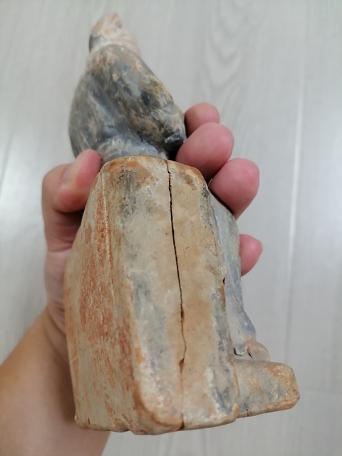 古玩陶瓷彩繪人物造像真品鑒賞圖