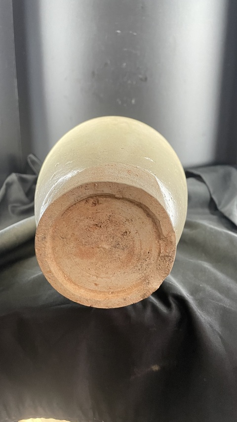 古玩陶瓷青瓷盤口瓶真品鑒賞圖