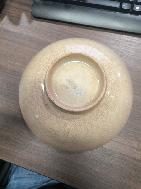 古玩陶瓷哥釉大碗真品鑒賞圖