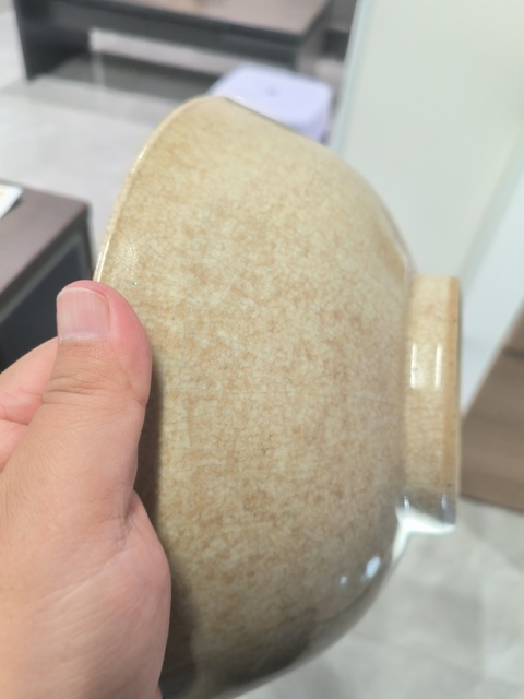古玩陶瓷哥釉大碗真品鑒賞圖