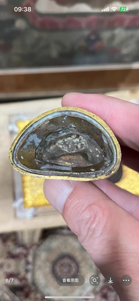 古玩銅器銅鎏金釋迦摩尼真品鑒賞圖