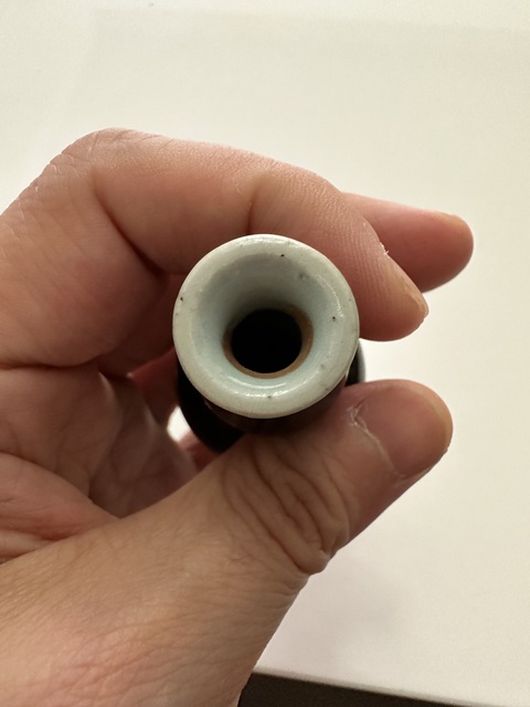 古玩陶瓷黑釉葫蘆瓶真品鑒賞圖