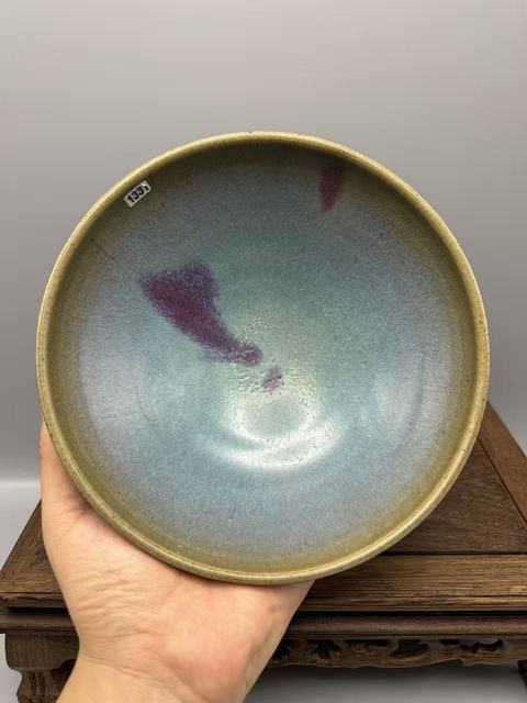 古玩陶瓷鈞窯碗拍賣，當前價格28000元