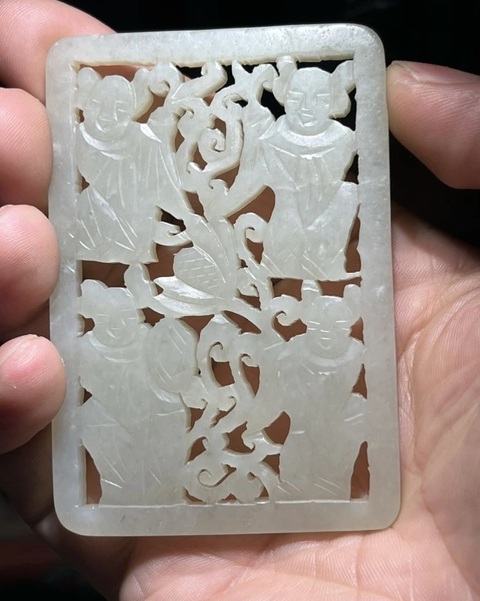 古玩玉器板子真品鑒賞圖