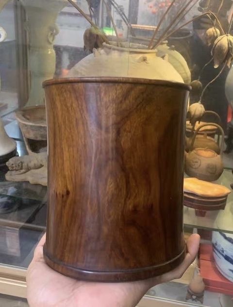 古玩雜項筆筒真品鑒賞圖