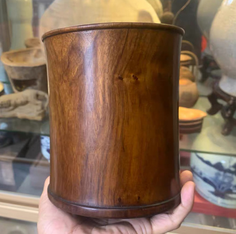 古玩雜項筆筒真品鑒賞圖