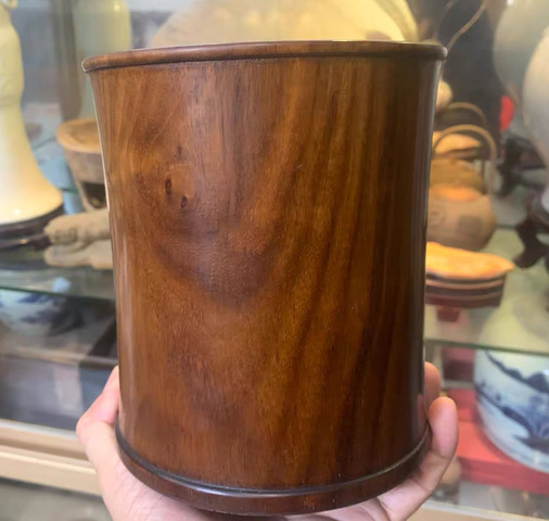 古玩雜項筆筒真品鑒賞圖