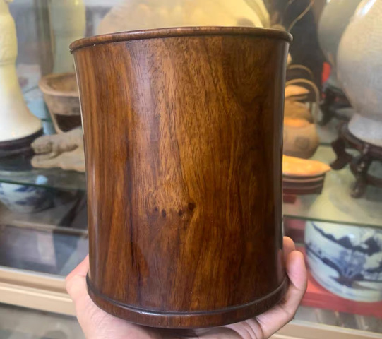 古玩雜項筆筒真品鑒賞圖