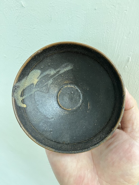 古玩陶瓷吉州窯月影梅茶盞真品鑒賞圖