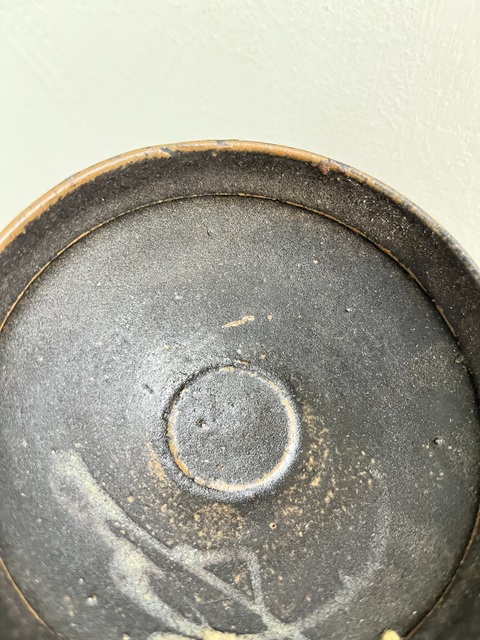 古玩陶瓷吉州窯月影梅茶盞真品鑒賞圖